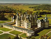 Chambord, facade sud & porte royale